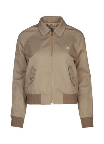 Celine Triomphe Cotton Gabardine Jacket Pink 152203298