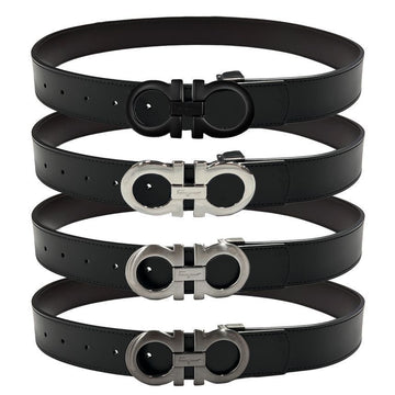 Salvatore Ferragamo Gancini Reversible Men's Belt 127472516