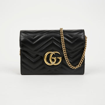 GUCCI GGマーモントミニチェーンショルダークロスバッグ 474575 154026331