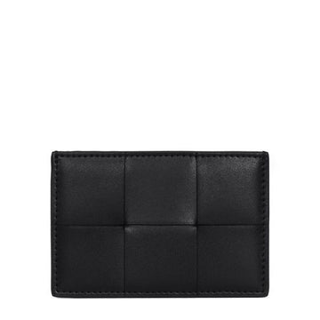 Bottega Veneta Black Intrecciato Cassette Card Holder 63258859