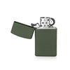 ZIPO Slim Classic Green Matte Lighter 153744040 [P]
