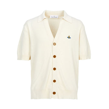 VIVIENNE WESTWOOD Herren Polokragen Kurzarm Cardigan 154383345