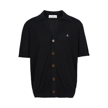 Vivienne Westwood Men's Polo Short Sleeve Cardigan 154383372
