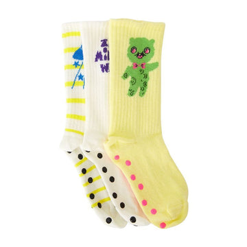 MINI RODINI キッズ ソックス 3種類セット 2626012900 154384041