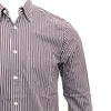 ZEGNA Braun gestreiftes Hemd kk57332426 154387640 [P]