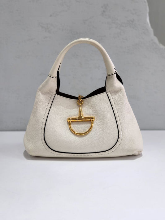 GUCCI Weicher Medium White Tote Bag 25 Jahre 837467 154387871