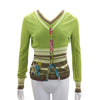 KENZO Grüne ärmellose Cardigan-Set 81585244 154387898 [P]
