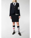 THOM BROWNE 4-Bar Stripe Link Stitch Merinowolle Stift FKK061A 00014 415 152200963 [P]