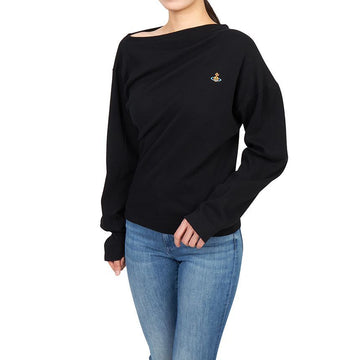 VIVIENNE WESTWOOD [Einzelstück / Begrenzte Auflage von 30] HEBO Drapierte Langarm T-Shirt 3G01003Y J009C N401 154388893