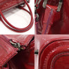 BURBERRY レッド ペイデント ミディアム ボウリング トート 2WAY 37230081 154389072 [P]