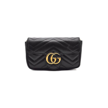 Gucci Marmont Matelassé Super Mini Crossbody Bag 476433 L468441 154390293