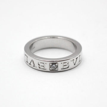 BULGARI Weißgold New Bibi BB 1P Diamant B.Zero1 Essenzielles Bandring Ring 7 154390526