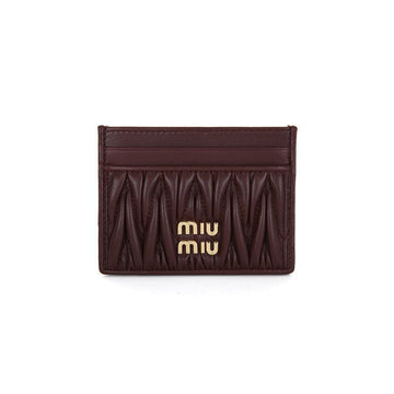 MIU MIU Leder Materasse Kartenetui AFPP F0007 25FW 138933869
