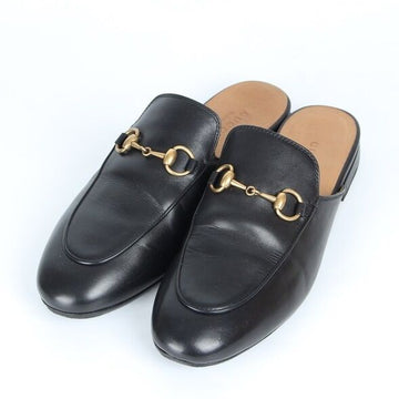 GUCCI ホースビットレザー ブロファー ブラック 36.5(235) 154390809