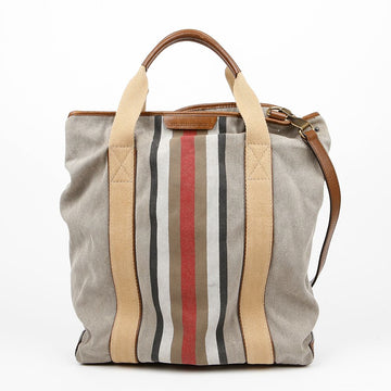 BURBERRY Gestreifter Tote Schultertasche 3797635 154068053