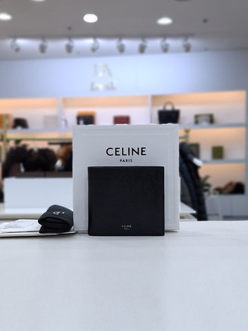 Celine Grained Calfskin Bi-Fold Wallet 10B653 154402510