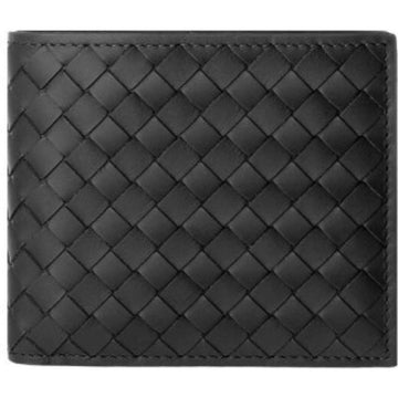Bottega Veneta Intrecciato Bi-Fold Wallet Black stamp: 113993 V4651 1000 29799652