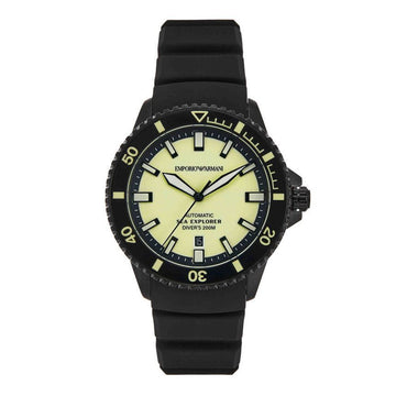 ARMANI AR60085 (Sea Explorer) シー エクスプローラー ダイバー メンズ ウレタンウオッチ 144730603 [P]