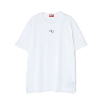 DIESEL メタリックオーバルD Tシャツ ホワイト A17880 0CLBR 100 153486420