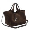 TODS ロゴ スウェード ミニ トートバッグ 154427004 [P]
