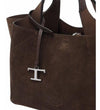 TODS ロゴ スウェード ミニ トートバッグ 154427004 [P]
