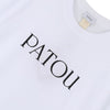 PATOU Logo Print Organic Cotton T-Shirt 154427026 [P]