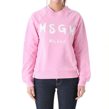 MSGM Brushed Logo Sweatshirt Pink 2000MDM513 200000 12 151946977