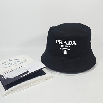 PRADA コットンバケットハット (M 58cm) 154429129