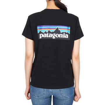Patagonia P-6 Responsibili-Tee Women's Short Sleeve T-Shirt 37567 BLK 154429200 [P]