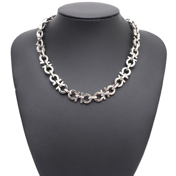 Salvatore Ferragamo Gancini Silver Chain Necklace 16796164 154430390