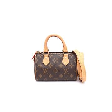LOUIS VUITTON Nano Speedy Monogram Canvas Tote Bag 74836356 154430618