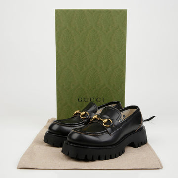 Gucci Rug Sole Horsebit Loafer 35.5 154128833