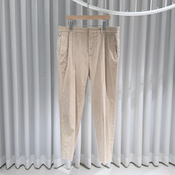 LORO PIANA Corduroy Baumwollhose Ivory 52 154438120