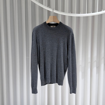 HERMES Kaschmir Pullover Grau A+ S 154442379