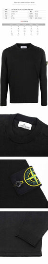 STONE ISLAND ニットパッチブラック 154442930 [P]