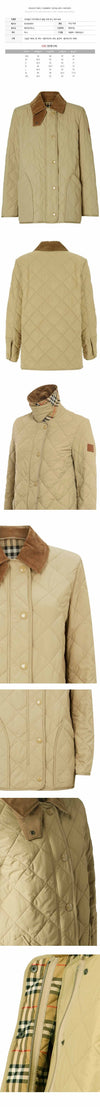 BURBERRY Quilted Jacke Honey 154443058 [P]