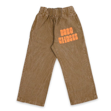 BOBO CHOSES キッズ ウーブン パンツ (ブラウン) B125AC134 133011198