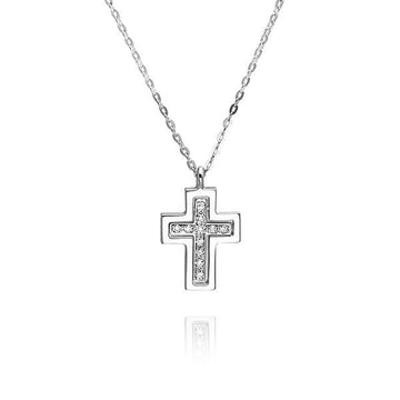 Damiani Belle Époque Diamond Mini 18K White Gold Necklace 149323973