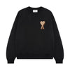 AMI Heart Logo Cotton Sweatshirt 143915694 [P]