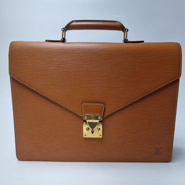 LOUIS VUITTON セラヴィエット ブリーフケース カメル (最高級, 男女兼用) 603-24 154490006