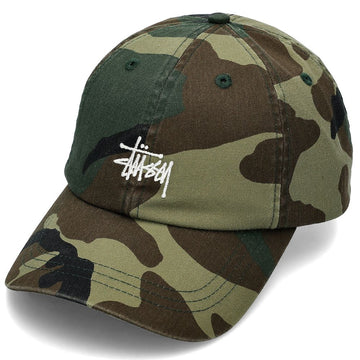 stussy 25FW Washed Low Pro Cap 1311163 Woodland Camo 154490738