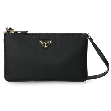 Prada Triangle Logo Nylon Pouch Shoulder Bag 154490794