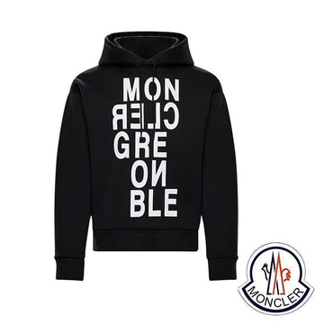 MONCLER Herren Hoodie mit Druck Schwarz 8001650 829EQ 999 149959635