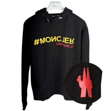 MONCLER Herren Grenoble Logo-Patch Fleece Hoodie Schwarz 8G00025 80451 999 149959634