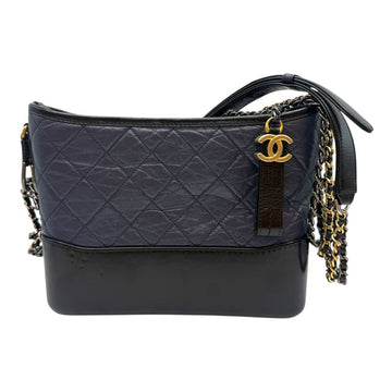 CHANEL Gabrielle New Medium Hobo Bag AS1521 Navy 154491491