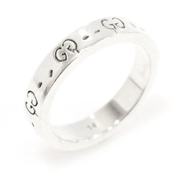 Gucci 925 Sterling Silver 4MM Ghost Ring Size 14 154491955