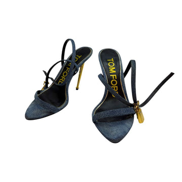 TOM FORD Damen Sandaletten aus Denim 37 154492029