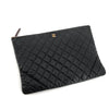 CHANEL Classic Caviar Gold Clutch Large 154492059 [P]
