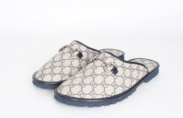 Gucci Horsebit Slipper Beige Blue 10(290) 154492177