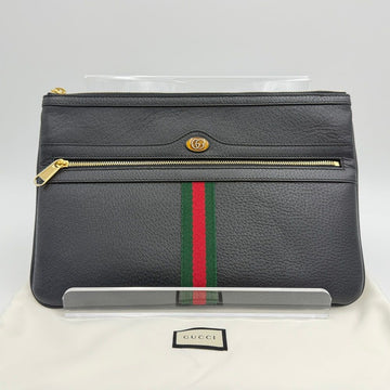 GUCCI Ophidia Clutch aus Leder schwarz 517551 154492248